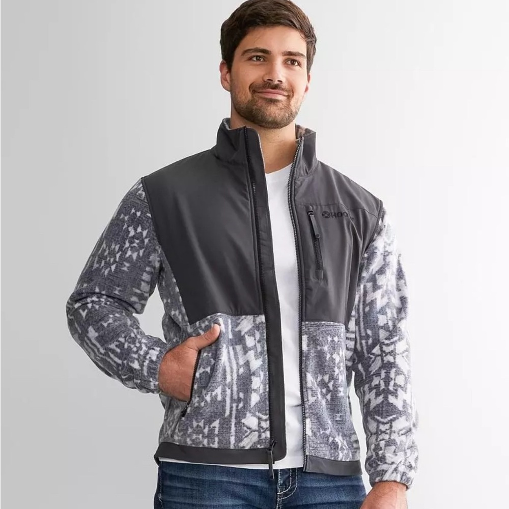 Hooey Aztec Fleece Jacket Size L